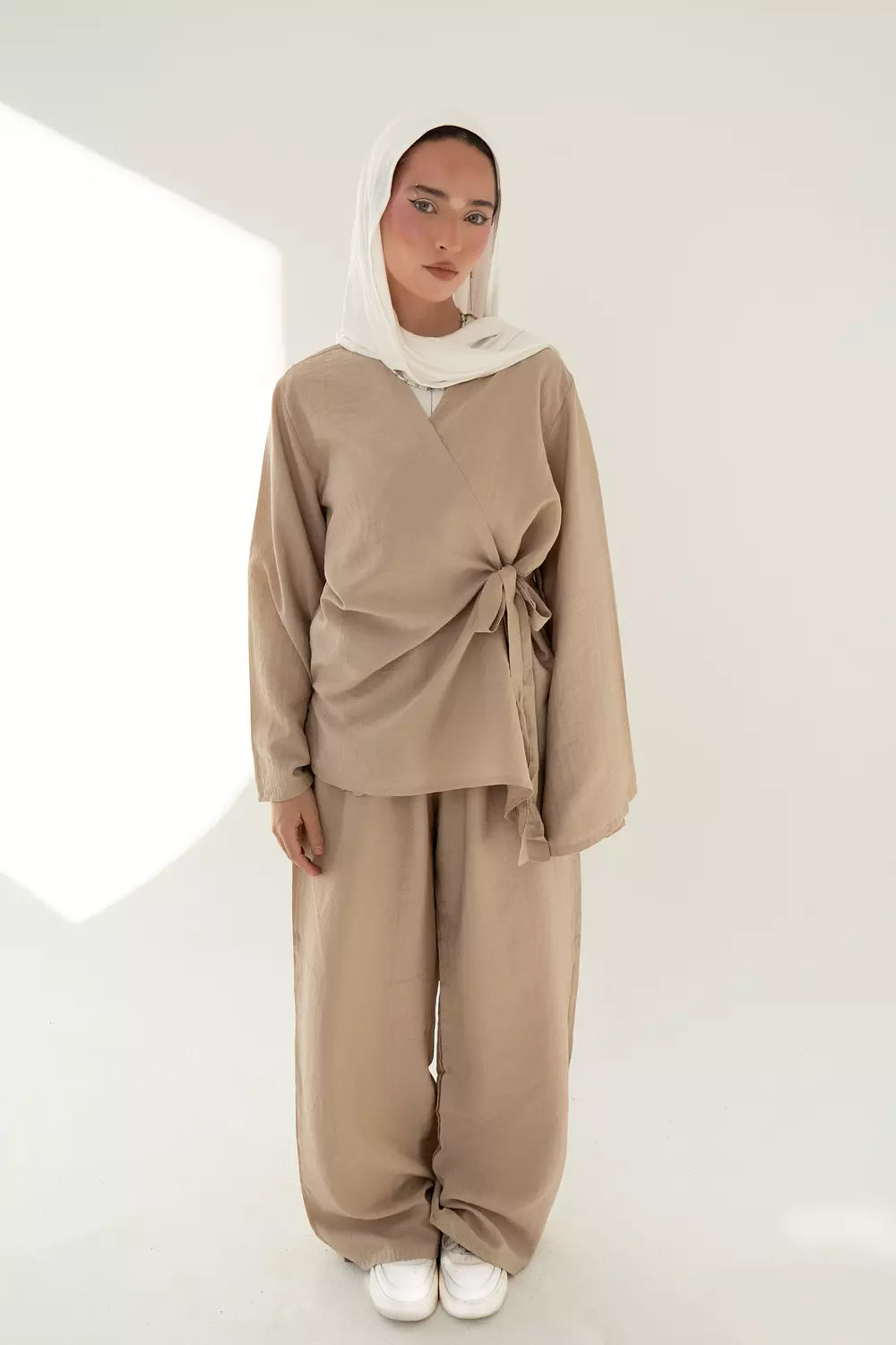 Layal Wrap Set In Café