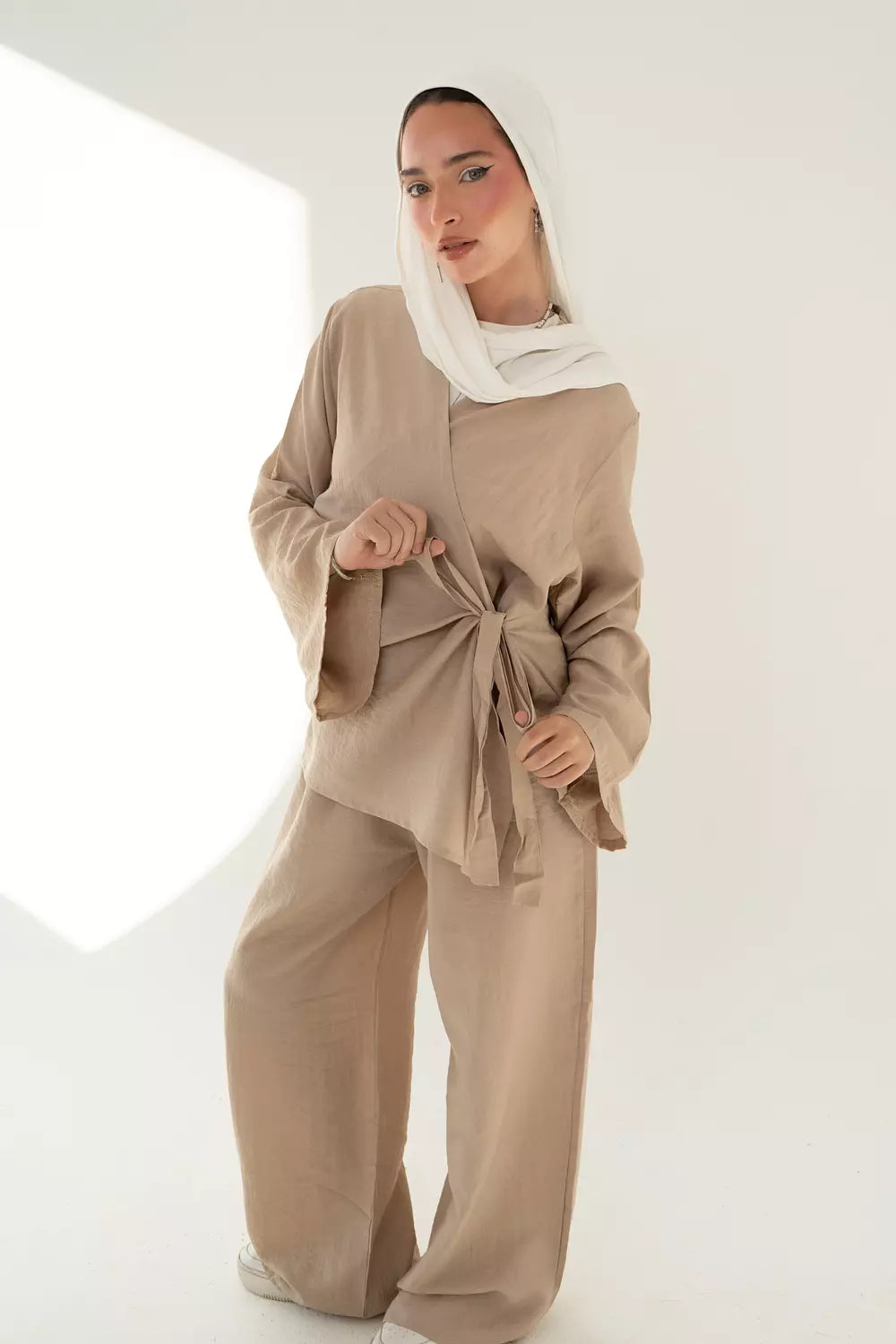 Layal Wrap Set In Café