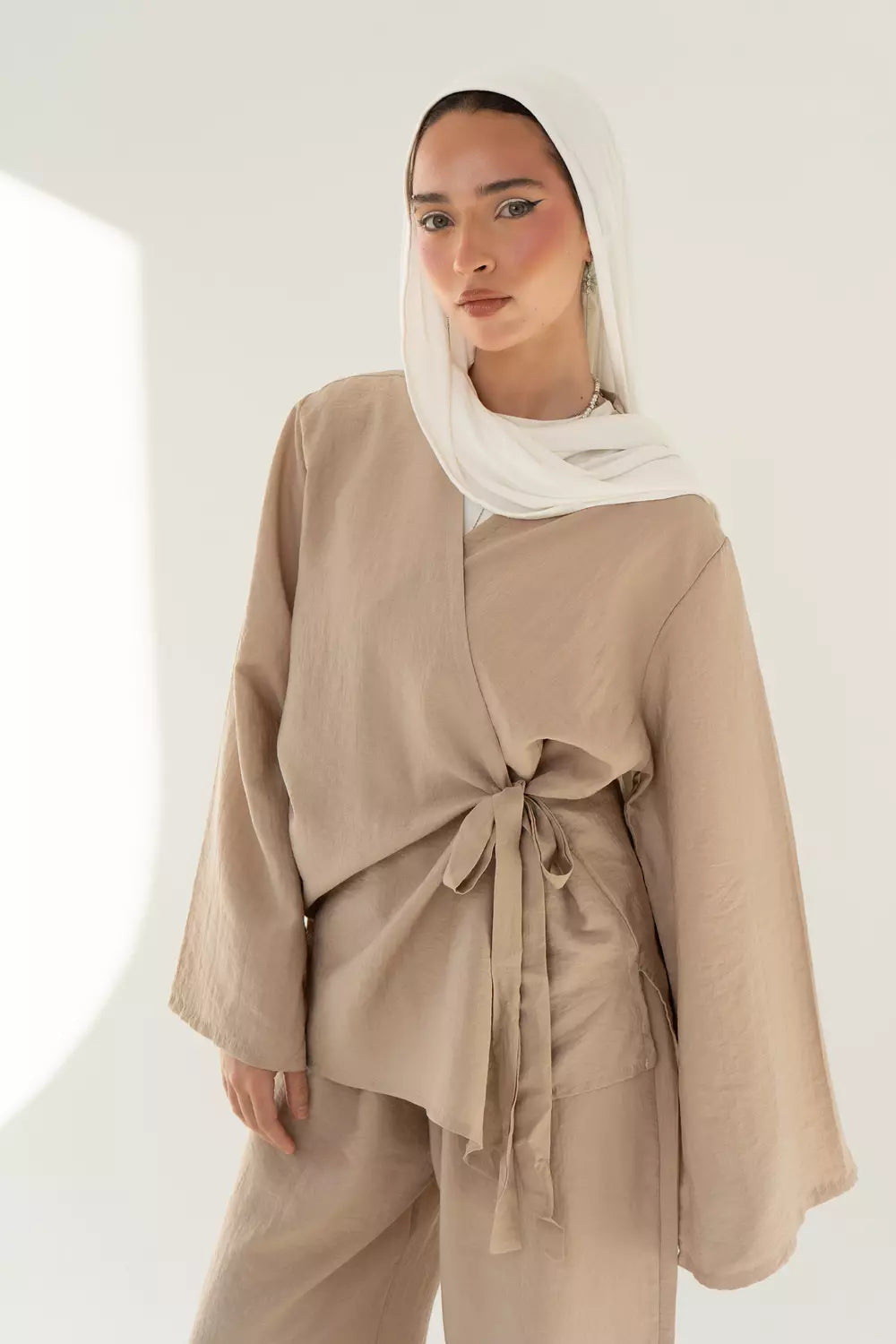 Layal Wrap Set In Café