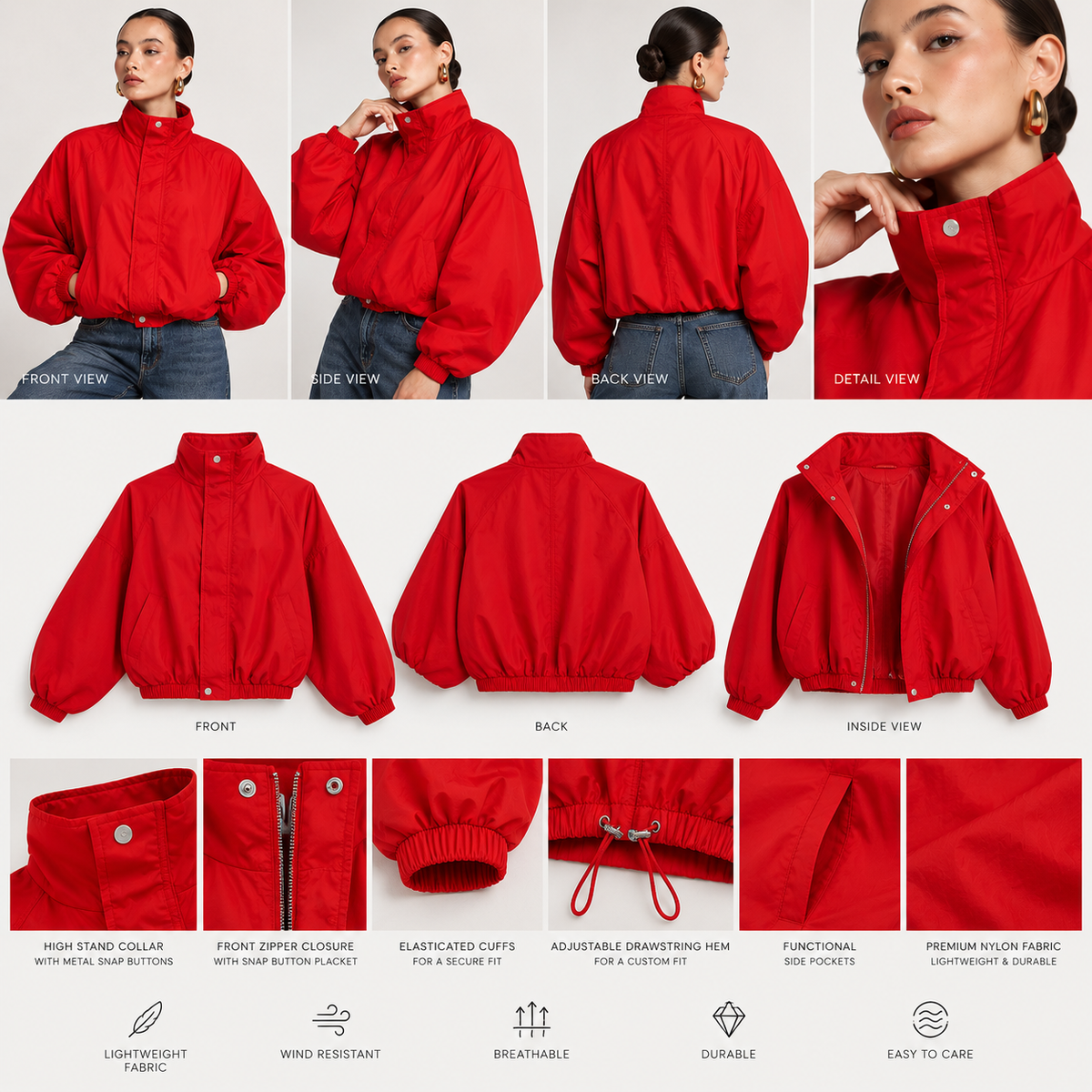 Red Puffer Jacket