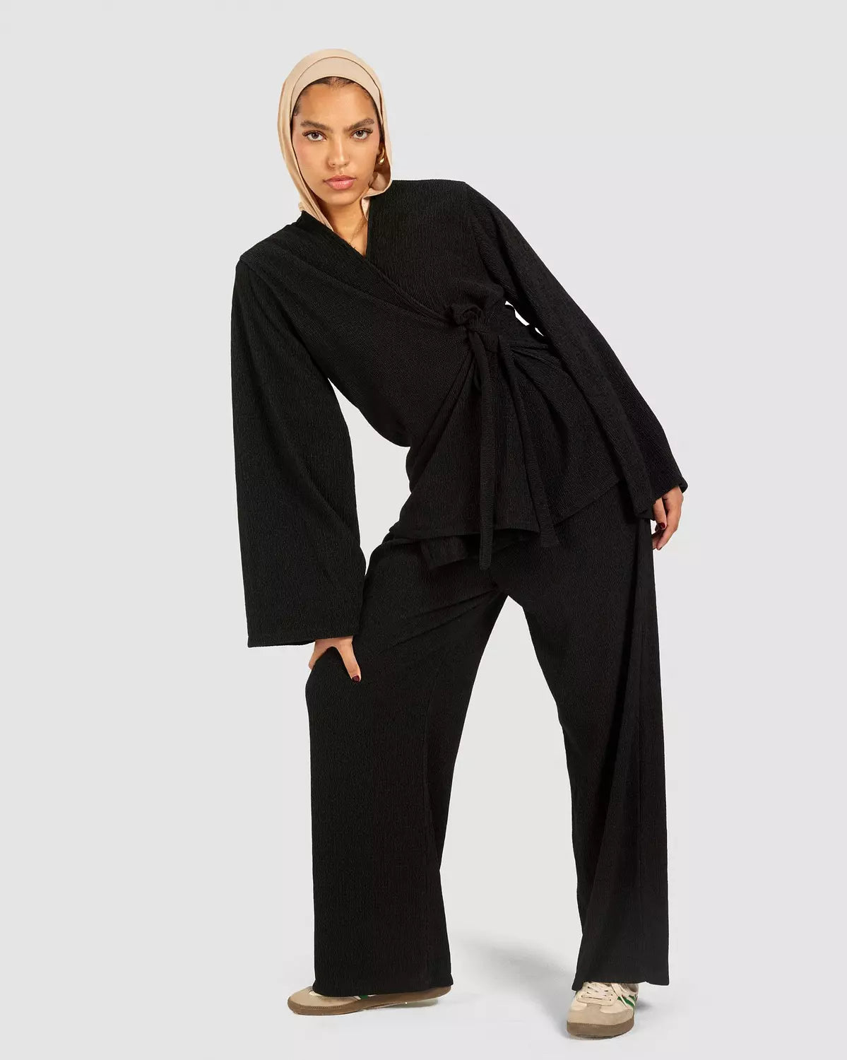 wrap winter set in Black