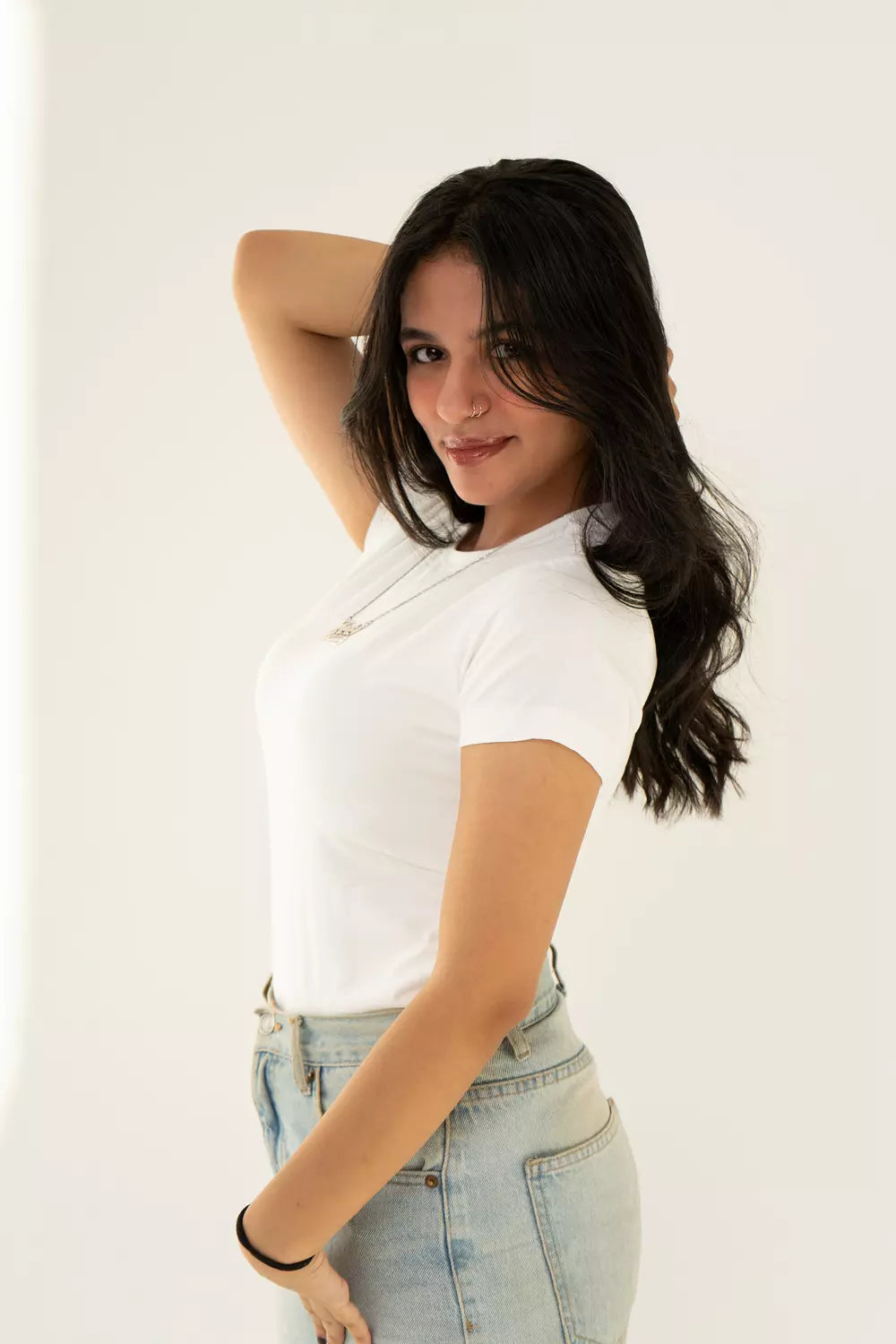 Half sleeve cotton basic