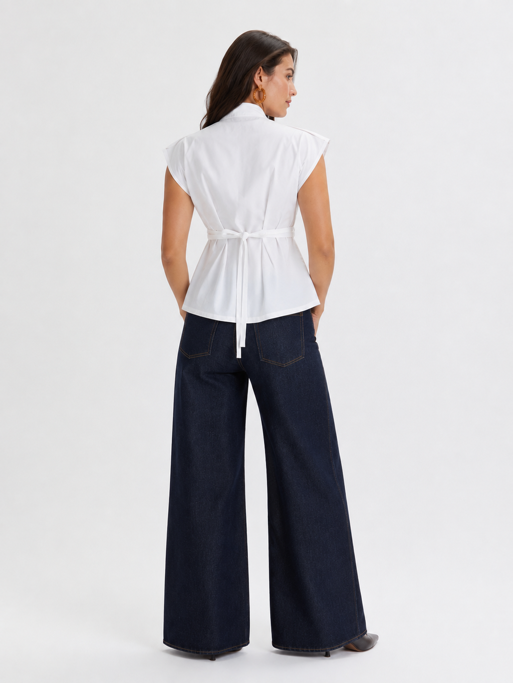 Button Shirt-White