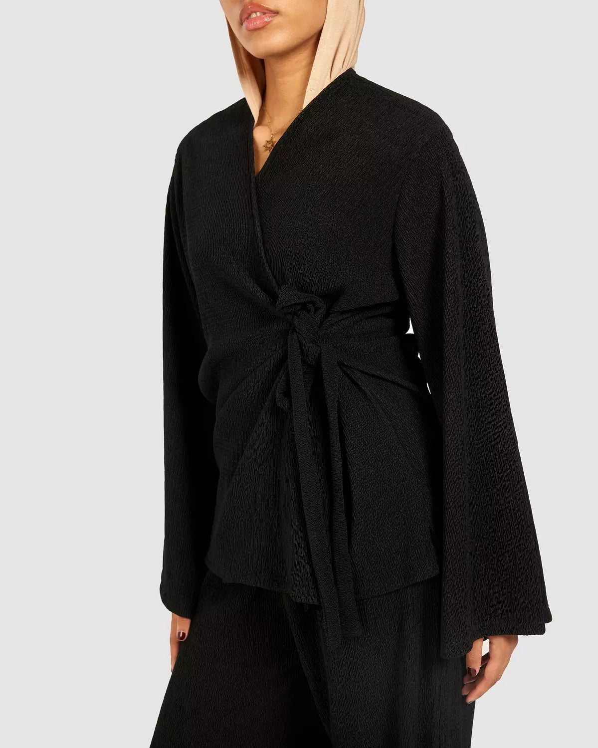 wrap winter set in Black