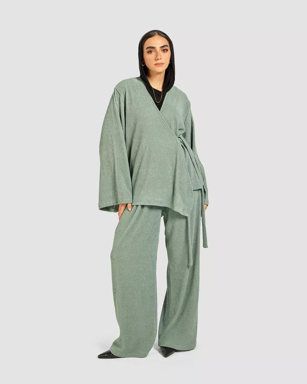 wrap winter set in Mint