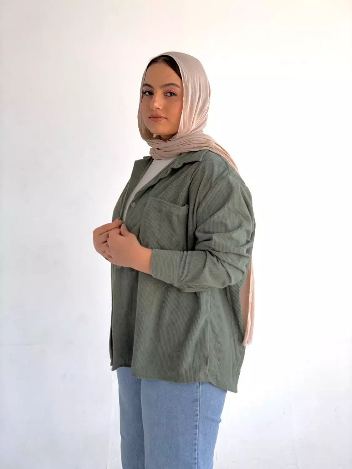 urban shirt in olive
