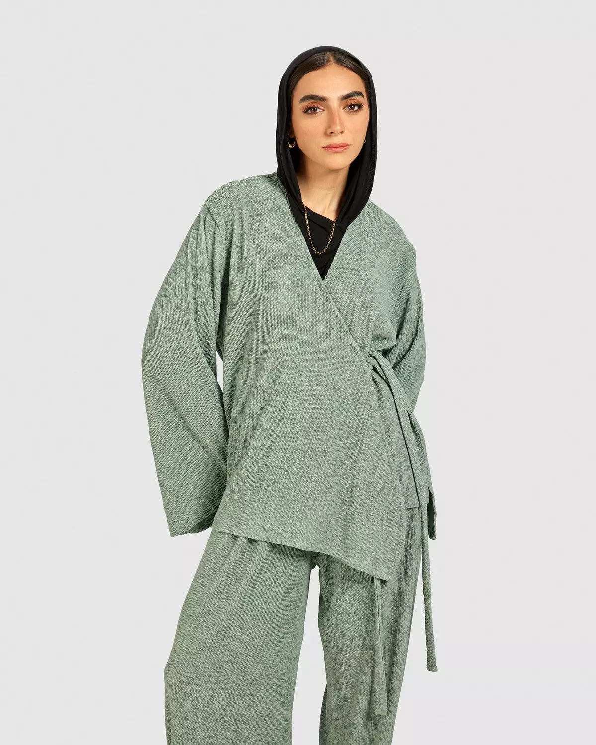 wrap winter set in Mint