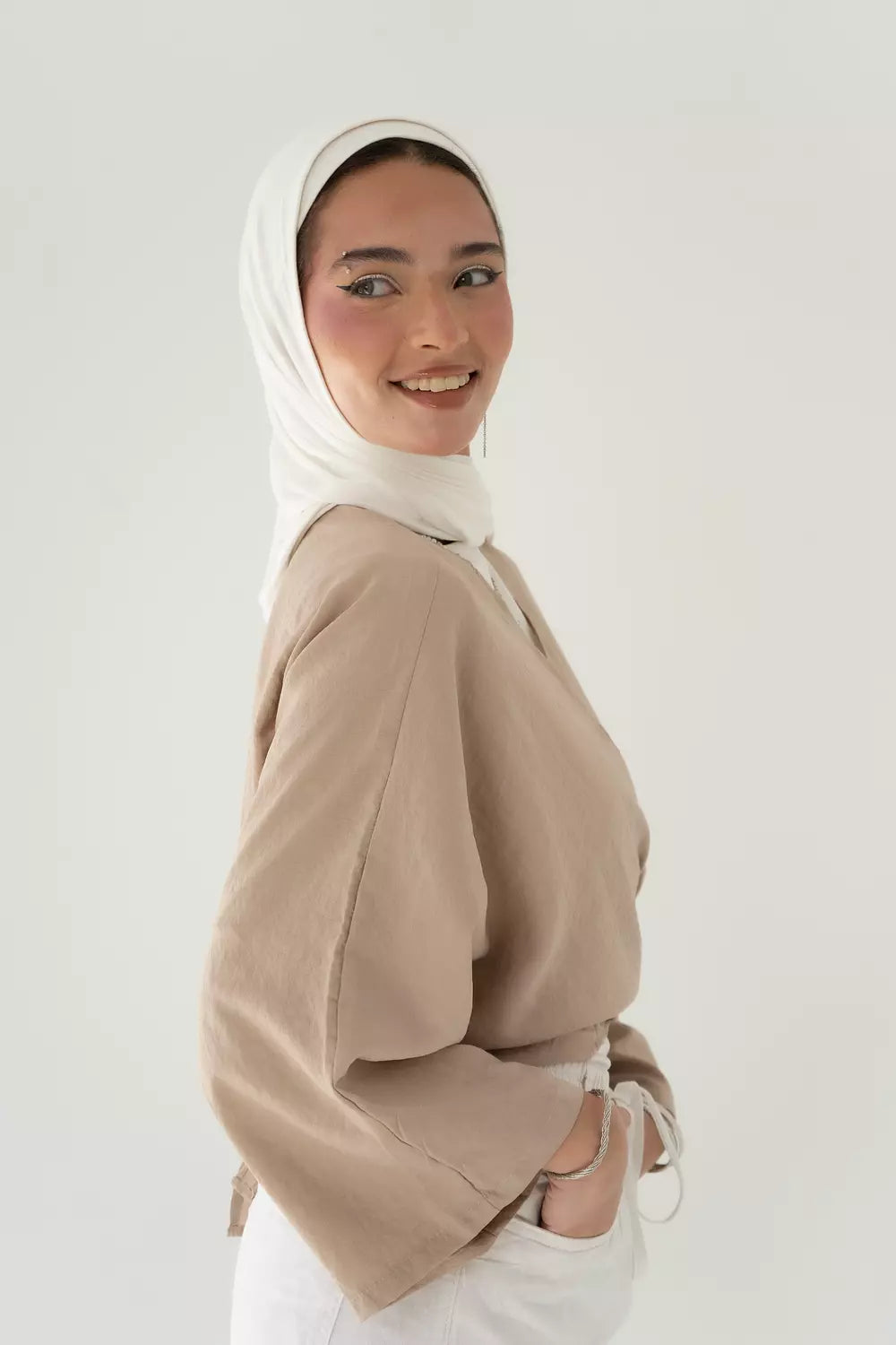 Sophia Blouse In Café