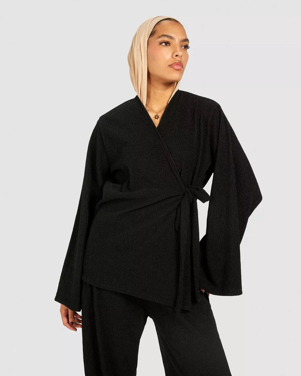 wrap winter set in Black