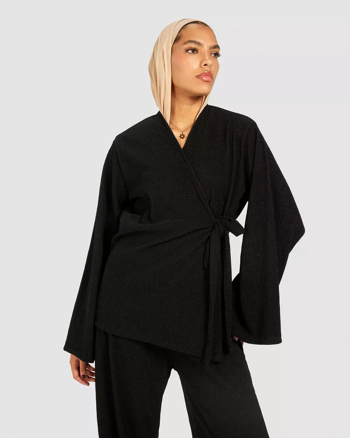 wrap winter set in Black