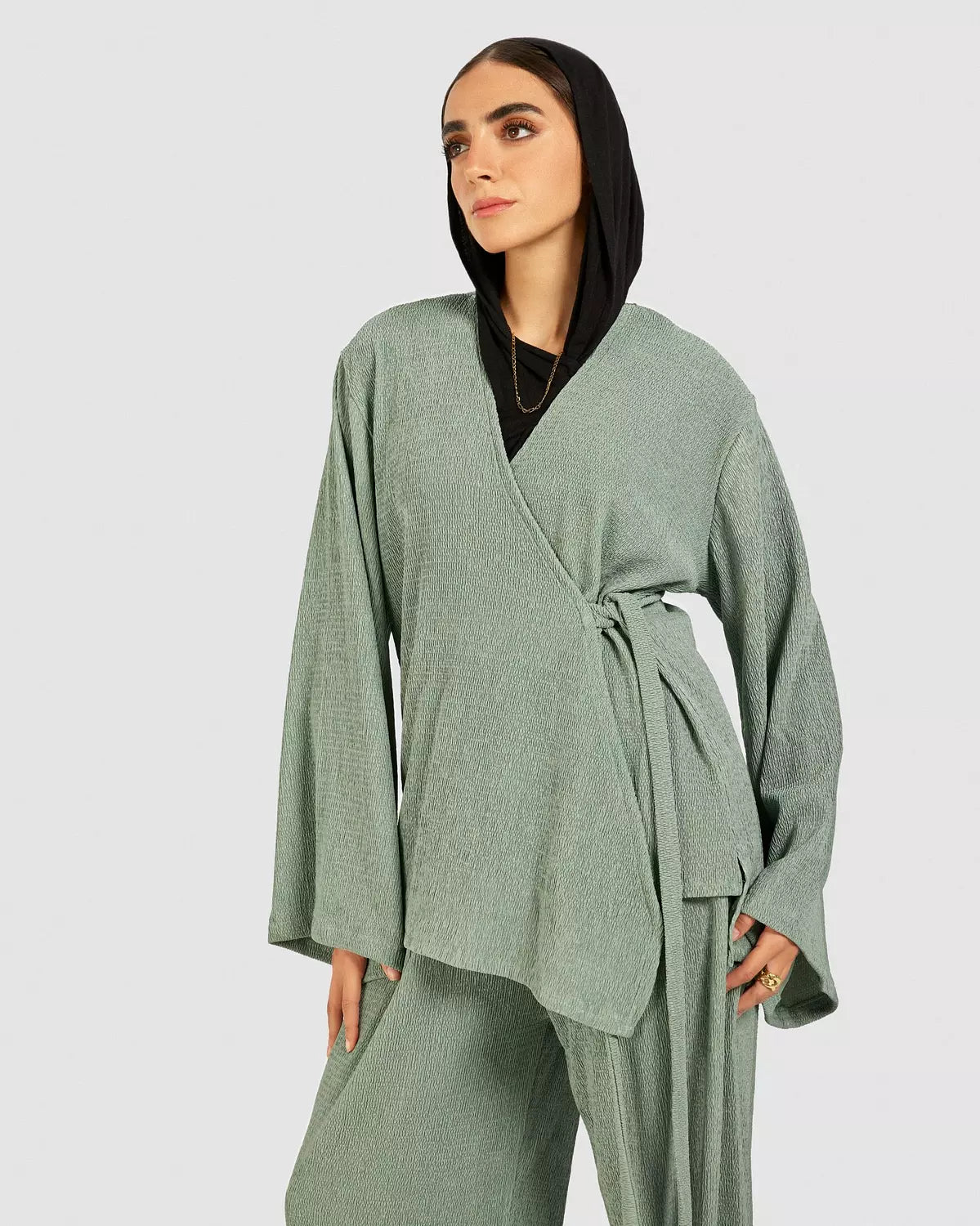 wrap winter set in Mint