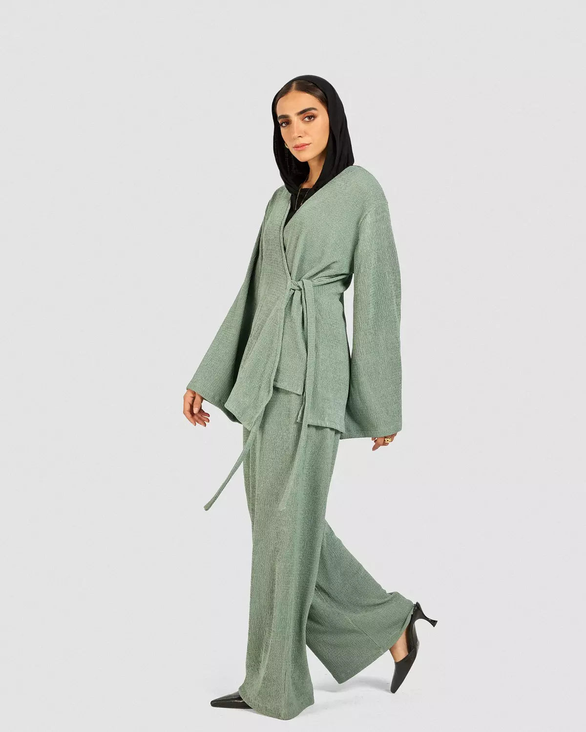 wrap winter set in Mint