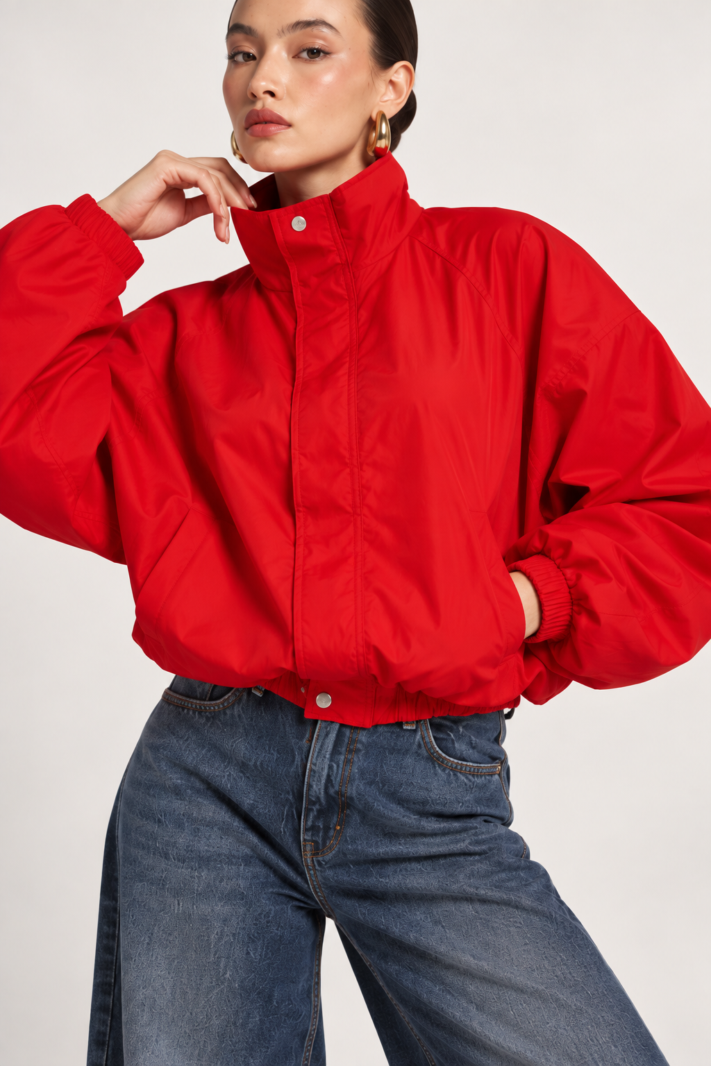 Red Puffer Jacket