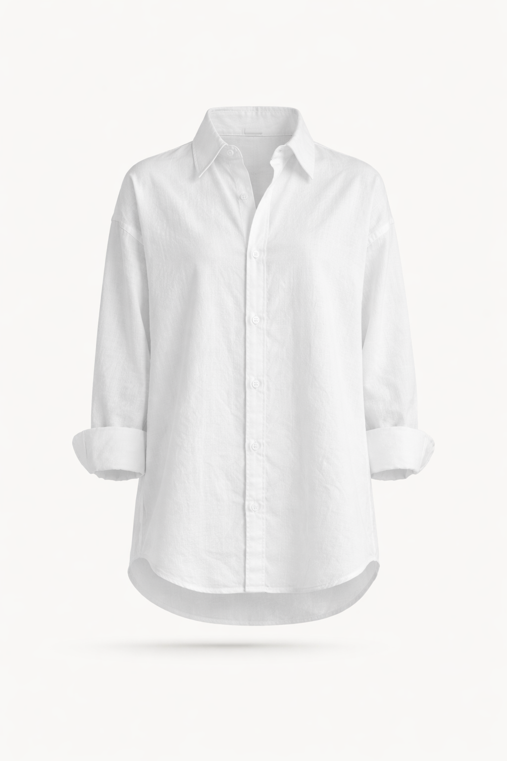 LINEN SHIRT ON WHITE