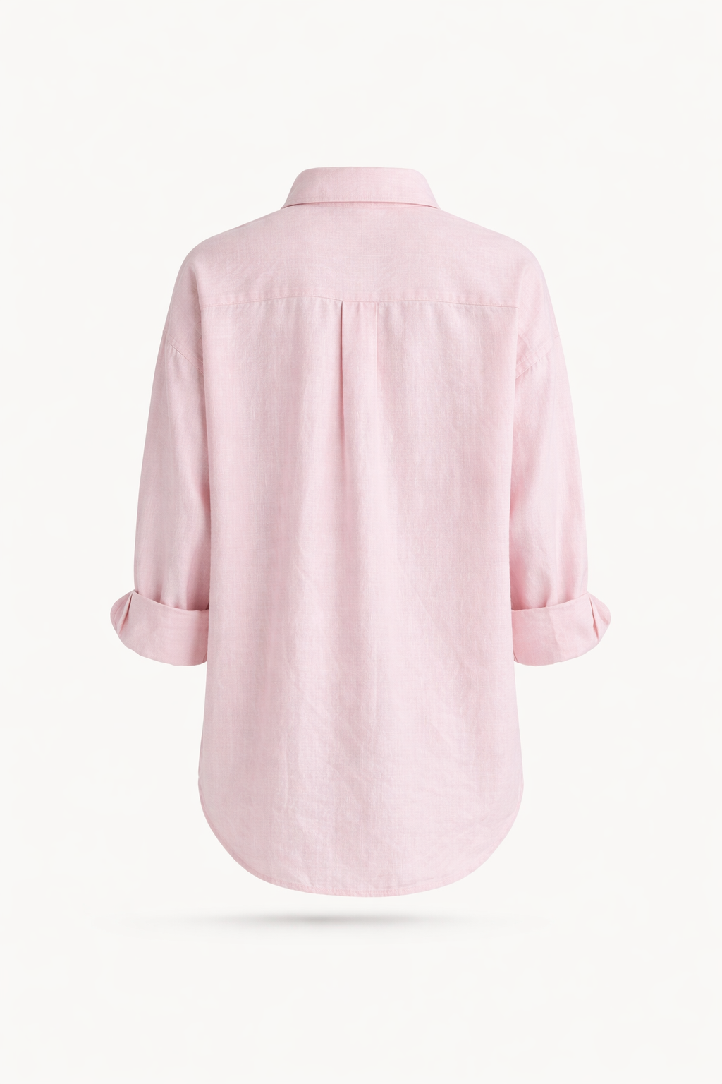 LINEN SHIRT ON PINK