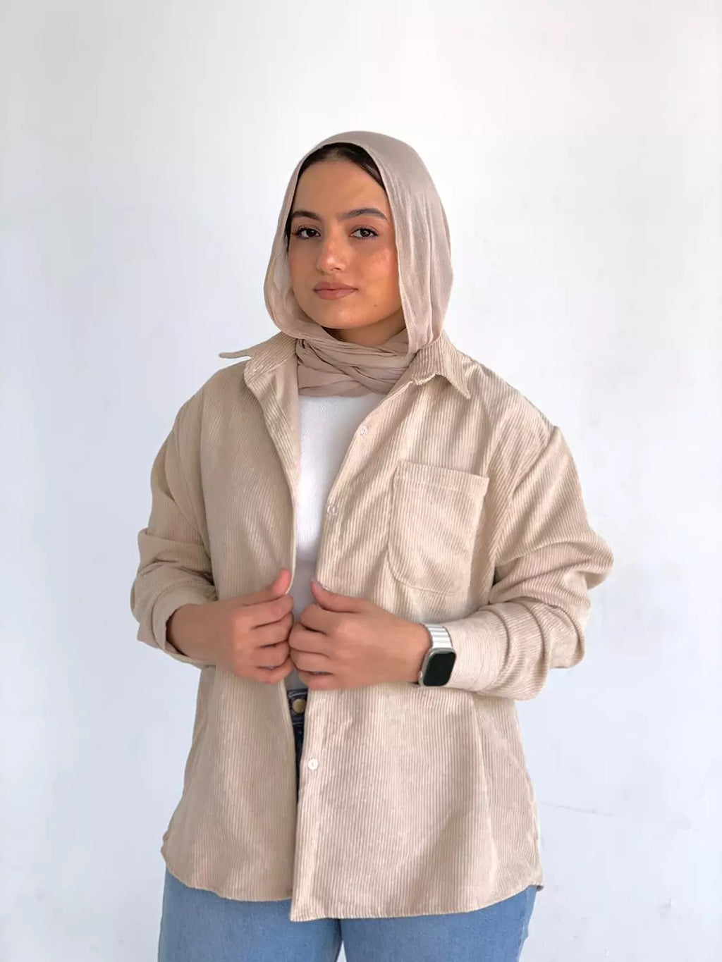 urban shirt in beige