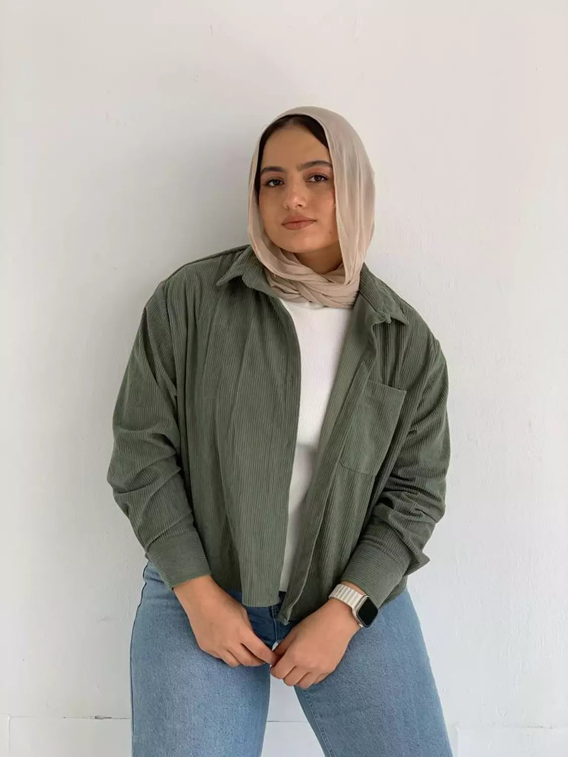 urban shirt in olive