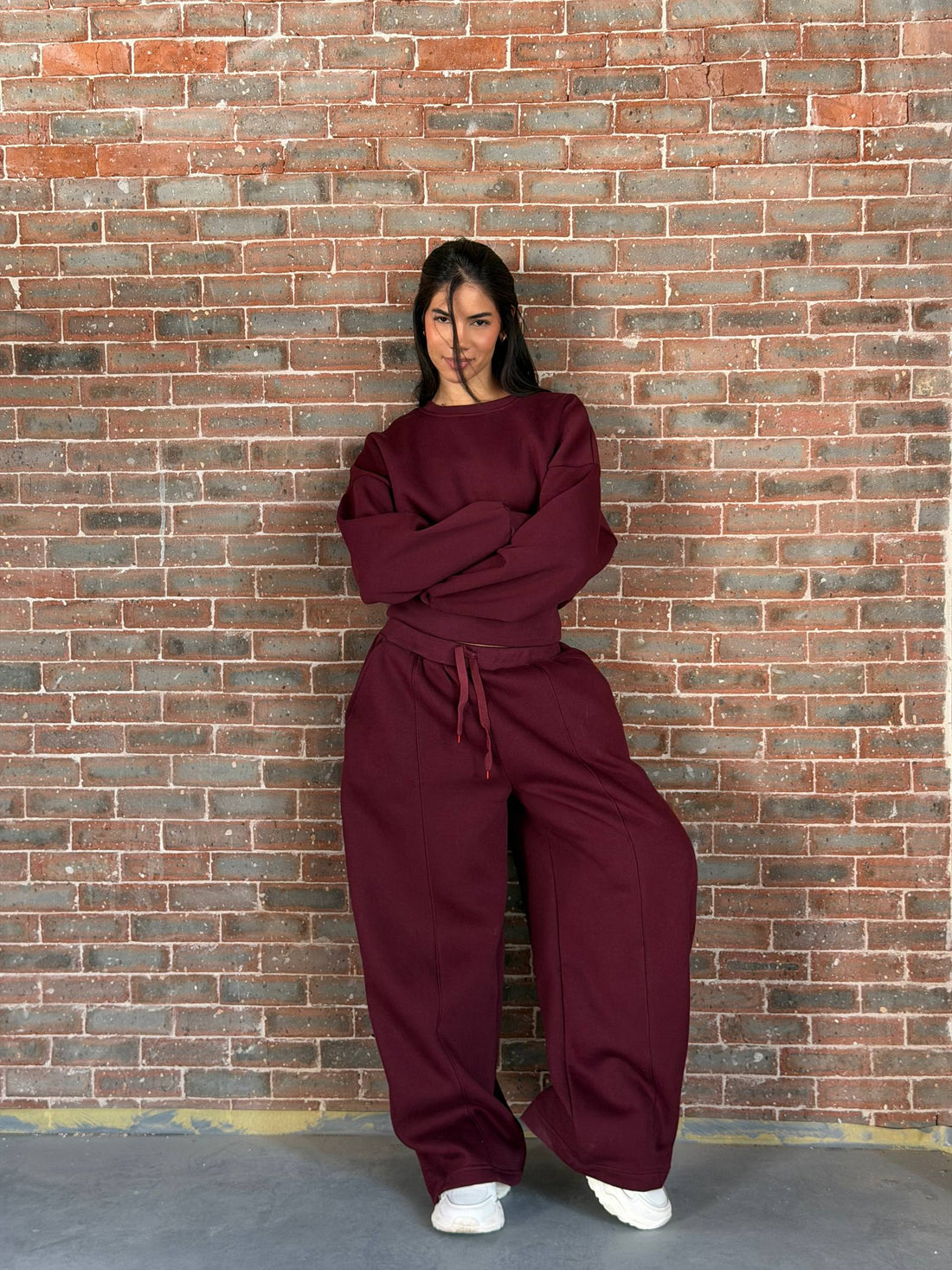 The Off-Duty Set in Maroon